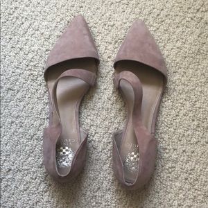 Vince Camuto dusty pink flats